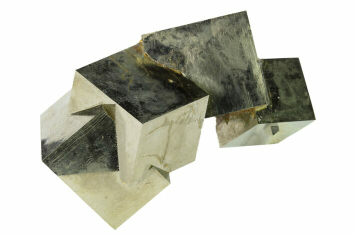 Natural Pyrite Cube Cluster - Spain #168635